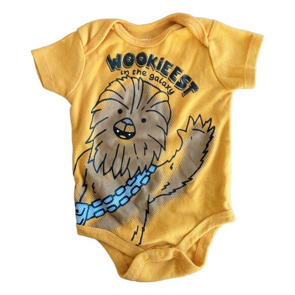Star Wars Wookieest In The Galaxy One-Piece 3-6m - Picture 1 of 2